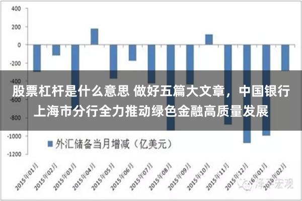 股票杠杆是什么意思 做好五篇大文章，中国银行上海市分行全力推动绿色金融高质量发展