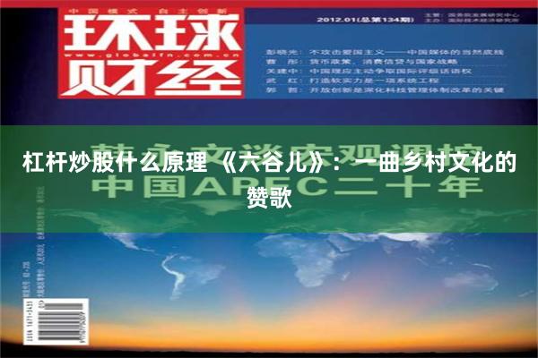 杠杆炒股什么原理 《六谷儿》：一曲乡村文化的赞歌