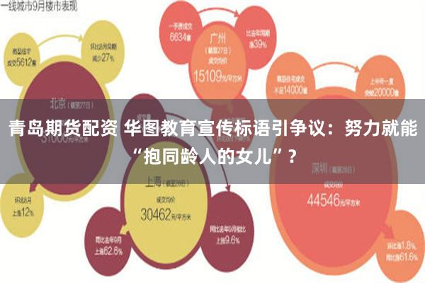 青岛期货配资 华图教育宣传标语引争议：努力就能“抱同龄人的女儿”？