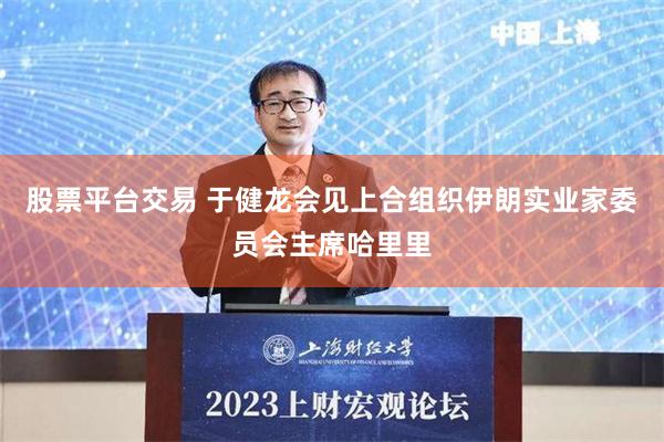 股票平台交易 于健龙会见上合组织伊朗实业家委员会主席哈里里