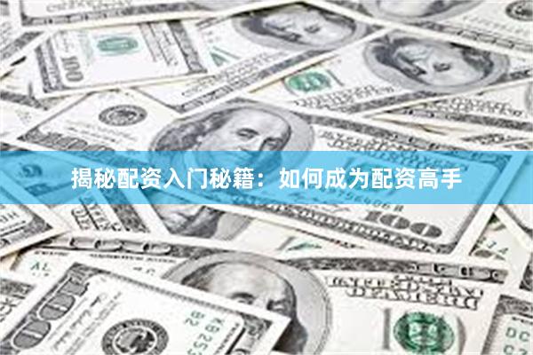 揭秘配资入门秘籍：如何成为配资高手