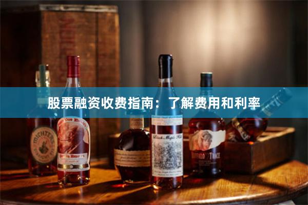 股票融资收费指南：了解费用和利率