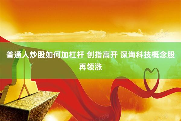 普通人炒股如何加杠杆 创指高开 深海科技概念股再领涨